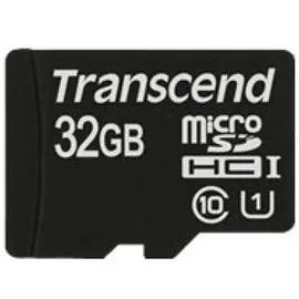 Transcend microSDHC Class 10 UHS-I + SD-Adapter 32 GB
