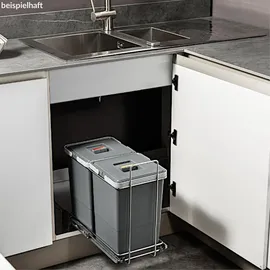 ELLETIPI Ecofil Abfallsammler PF01 12 l Grau