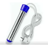 Niemals Verwendet] Tauchsieder Badewanne, Elektrischer Tauchsieder, Reise-tauchsieder, Edelstahl-tauchsieder, Elektrischer Warmwasserbereiter, Schwimmbad-tauchsieder, 2000 W, Blau