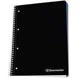 SOENNECKEN Meetingbook 3096 DIN A4 4fach gelocht 90g/qm schwarz