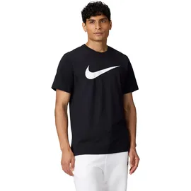 Nike Herren Sportswear Swoosh T-Shirt BLACK/WHITE S