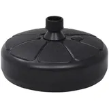 vidaXL Sonnenschirmständer Sand/Wasser 15 L Schwarz