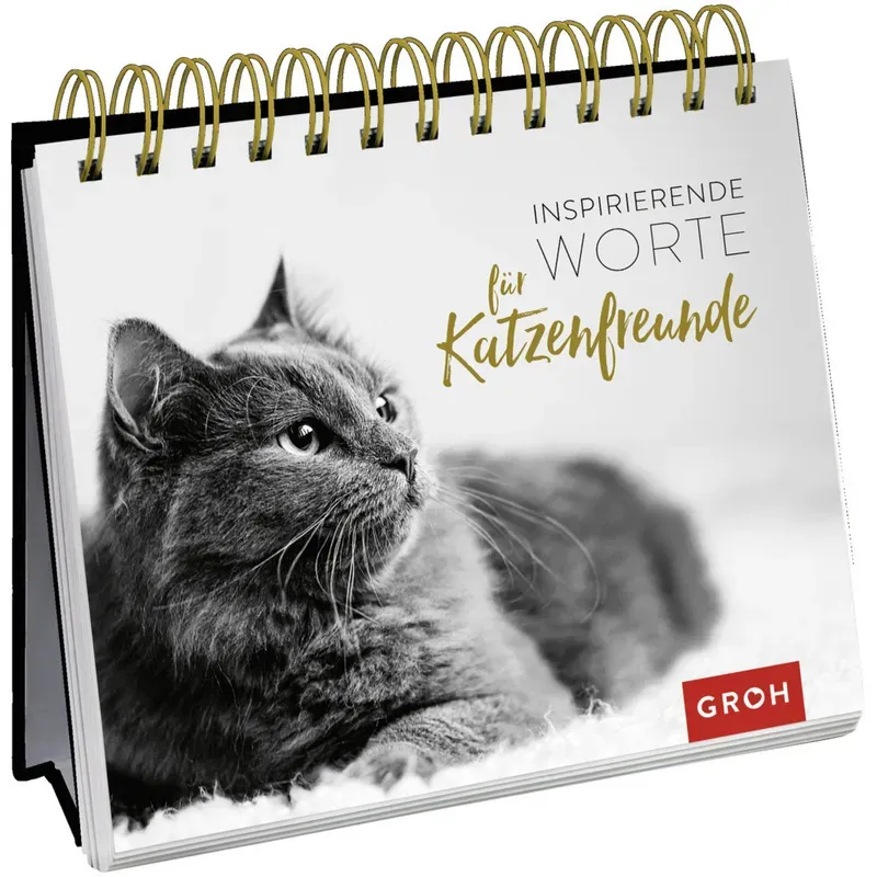 Inspirierende Worte Für Katzenfreunde - Groh Verlag, Kartoniert (TB)