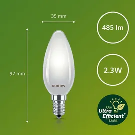 Philips LED-Birne 2,3W E14 2700K 485 lm