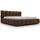 GRAINGOLD Polsterbett Modo 140x200 Braun