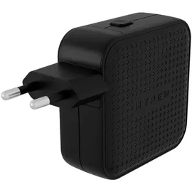 Targus Hyper® HyperJuice 70W USB-C GaN Reise-Ladegerät (3C+1A) - Schwarz