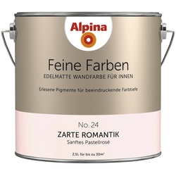 ALPINA Dispersionsfarbe »Feine Farben«, edelmatt, 2,5 l - rosa