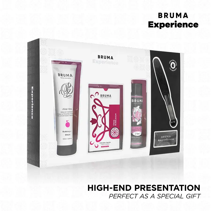 BRUMA XPERIENCE - VIBRO-ORGASMISCHES SÜSSES KAUGUMMI-VERSUCHUNGSSET