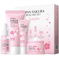 Geschenkset The Ritual Of Sakura | Feuchtigkeitsspendendes Geschenkset Für Die Hautpflege Für Damen | Erfrischende Textur Gesichtspflege Accessoire, Geschenke Für Geburtstage, Weihnachten