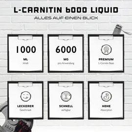 German Elite Nutrition L-Carnitin Orange Drink 1000 ml