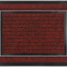 Karat Schmutzfangmatte Dura - Türmatte für Innen & Außen | Rot 50 x 80 cm