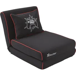 X Rocker Crash Pad Junior Gaming-Klappsessel & Schlafmatratze - schwarz/rot