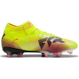Puma Future 8 Ultimate FG Fußballschuhe Erwachsene schwarz|rosa|gelb 48 1⁄2