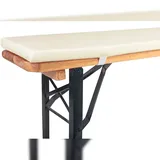 TexDeko Bankauflage 220 x 25 x 2 cm creme 1 St.