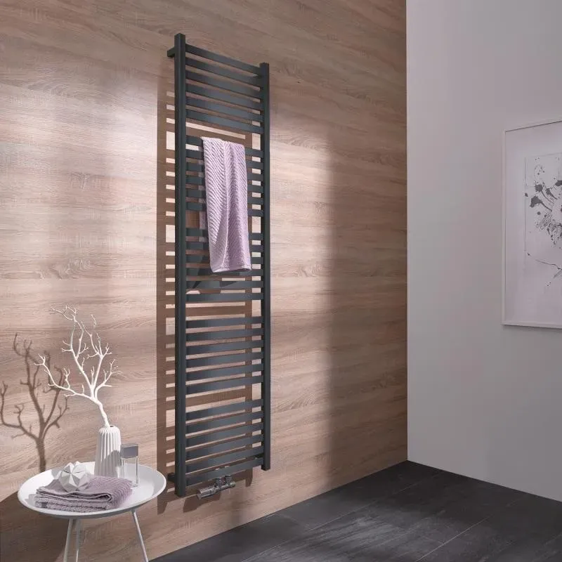 HSK Designheizkörper Line Aero 600 x 1800 mm, 173 graphit-schwarz, 8046180-173 8046180-173
