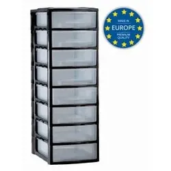 Mondex PLS6138R Bürobox 8 Schubladen Organizer DIN A4 Ablage