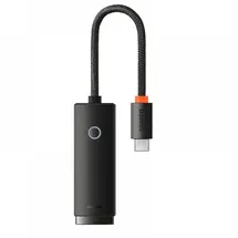 Baseus Lite Series, Netzwerk Adapter, USB-C - LAN RJ45, 1000 Mbps, schwarz
