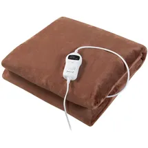 [en.casa] Archi Heizdecke 200 x 150 cm Braun