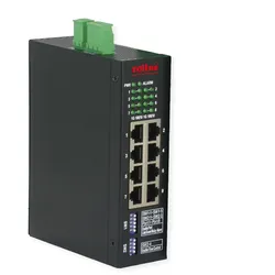 ROLINE Industrial Gigabit Ethernet Switch, 8 Ports, Web Managed