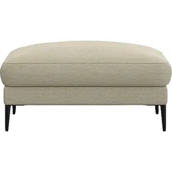 Pouf FLEXLUX "Belle Polsterhocker, Sitzhocker", beige (sandy beige), B:95cm H:43cm T:73cm, Poufs, Skandinavisches Design, In hochwertiger Verarbeitung