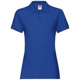 FRUIT OF THE LOOM PREMIUM POLO - Damen Polo-Shirt mit Zwei-Knopfleiste,