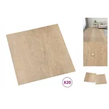 vidaXL Pvc-fliesen Selbstklebend 20 Stk. 1,86 M2 Braun Vidaxl