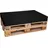 TexDeko Palettenkissen 120 x 80 x 12 cm schwarz 1 St.