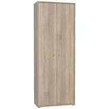 Forte Schrank Faik Holzoptik Braun Eiche Sonoma