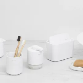 Brabantia Abfallbehälter fürs Badezimmer Weiß
