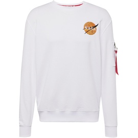 Alpha Industries NASA Davinci Sweater Sweatshirt für Herren White