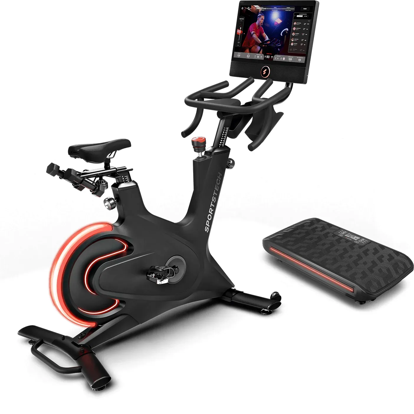 Sportstech Bundle sVibe + sBike, Vibrationsplatte & Speedbike mit 21,5