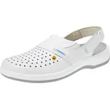 Abeba ESD-Clog Arrow 38600/38602, Größe 48, weiß 38602-48 (Birkenstock Clog) - Weiß - 48