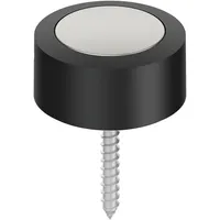 FSB Bodentürpuffer 38 3878 D.48mm H.24mm Alu.naturf./F1 Dübelmontage