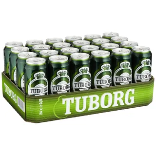 Tuborg Pilsener, Bier Dose Einweg (24 X 0.5 L) Dosenbier