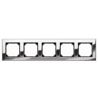 Merten 475539 Metallrahmen 5fach Chrom