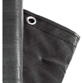 Wiltec Poolabdeckung rund schwarz/grün Ø 420 cm