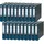 Leitz Wolkenmarmor-Ordner DIN A4 52 mm Blau 20 St.