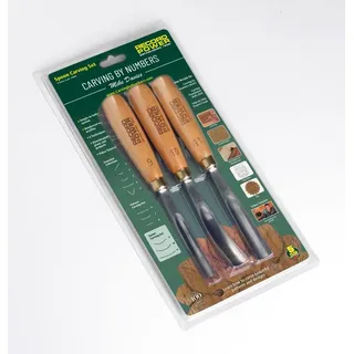 Carving by numbers - Schnitzwerkzeug Sortiment incl. Kurs - Set 4