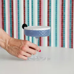 Zafferano Coppa – Set 4-teilig, Kelch, 25 cl, Glas für Cocktails und aromatische Weine, Glas, elegantes Design – Safran, hergestellt in Italien