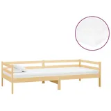 vidaXL Tagesbett mit Matratze 90x200 cm Kiefer Massivholz