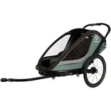 Hamax Kinderanhänger Cocoon grün/schwarz 2023