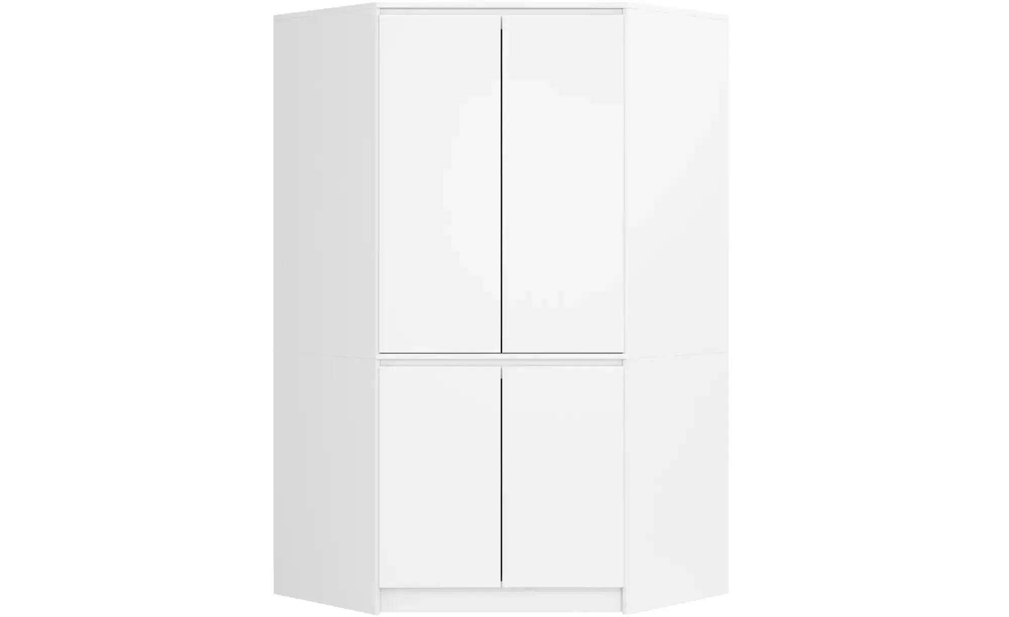 Eckschrank  Ophelia , weiß , Maße (cm): B: 100 H: 180