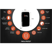 Storage Solutions ALLROUND GPS Tracker Fahrzeugtracker, Personentracker, Multifunktionstracker Schwarz 1 St.