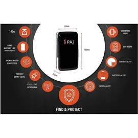 Storage Solutions ALLROUND GPS Tracker Fahrzeugtracker, Personentracker, Multifunktionstracker Schwarz 1 St.