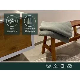 ZOLLNER Handtuchset 70 x 140 cm grau 3 St.