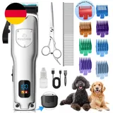 Leise Hundeschermaschine Dichtes Fell, Profi Schermaschine Hund Aus Edelstahl,Pr