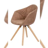 lalee.avenue Kayoom Stuhl Chadwick 110 2er-Set Braun