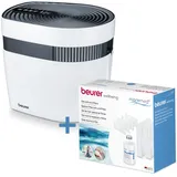 Beurer Kombigerät Luftbefeuchter und -reiniger BEURER "Maremed Meeresklimagerät, Kombiset mit Filter und Salz", weiß, B:38,4cm H:34cm T:30,5cm, Luftreiniger, Simuliert Meeresklima für zuhause, mit Luftbefeuchtung und - reinigung