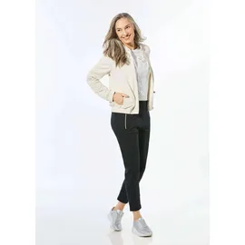 GOLDNER Blouson mit klassischen Details", in stein | Gr.: 42,