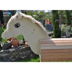 FESTUS DAS Spiel und Gartenpferd braun/toffee